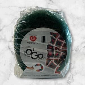 Lot Of 3 Yarnspirations Red Heart O'GO Yarn 364 yds / 198 g Hunter Green NWT